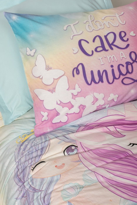 L'essentiel linge de maison Sirena - Mint v2 Juego de funda de edredón Ranforce Young